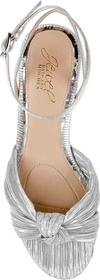 Jewel Badgley Mischka Women's Hudson Knot Block Heel Evening Sandals - Image 11