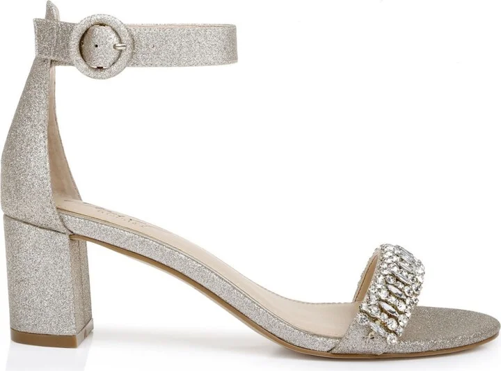 Jewel Badgley Mischka Women's James Block Heel Evening Sandals - Image 2