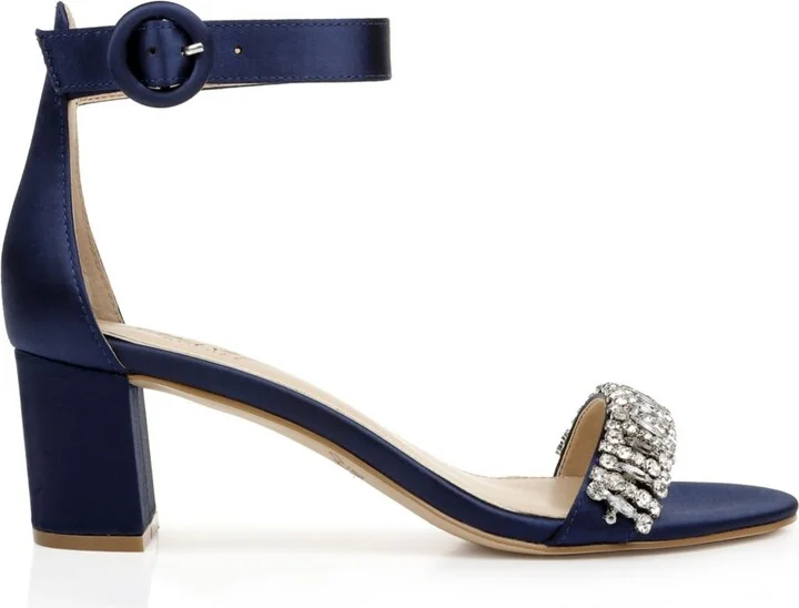 Jewel Badgley Mischka Women's James Block Heel Evening Sandals - Image 5