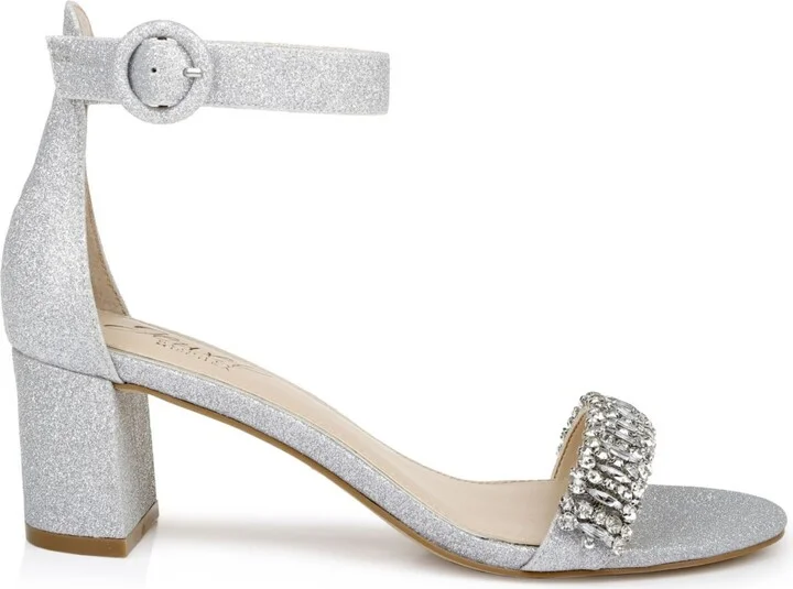 Jewel Badgley Mischka Women's James Block Heel Evening Sandals - Image 11