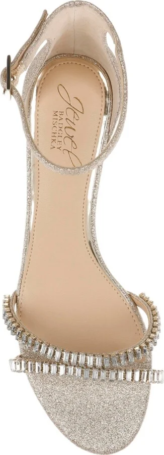Jewel Badgley Mischka Women's Joanne Block Heel Evening Sandals - Image 7
