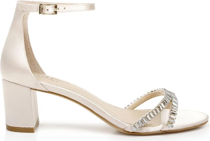 Jewel Badgley Mischka Women's Joanne Block Heel Evening Sandals - Image 9