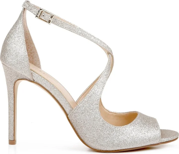 Jewel Badgley Mischka Women's Jonna Crisscross Peep Toe Evening Sandals - Image 2