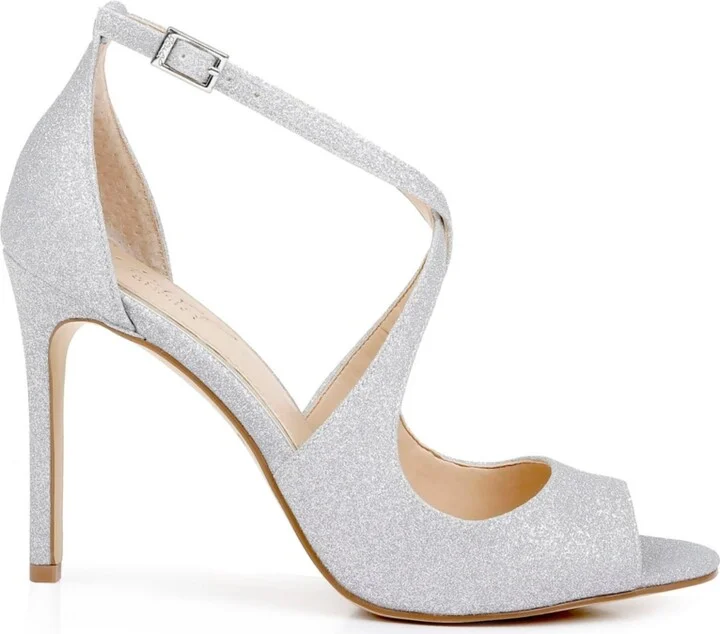 Jewel Badgley Mischka Women's Jonna Crisscross Peep Toe Evening Sandals - Image 5