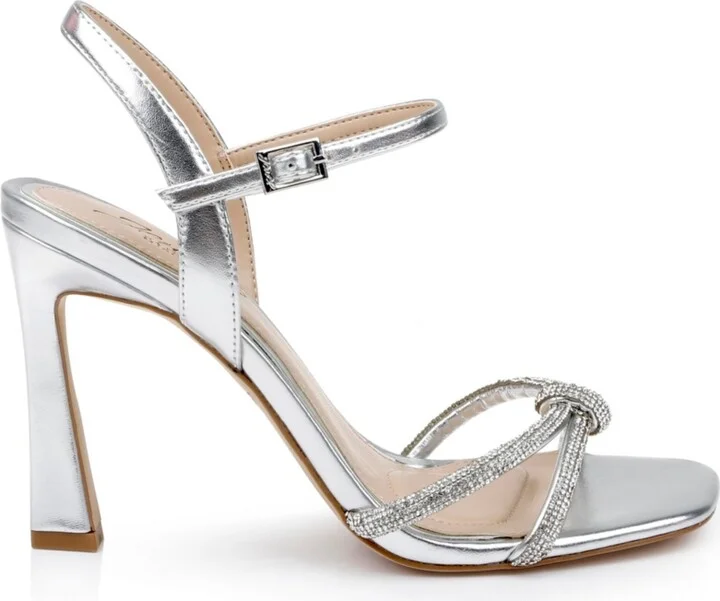 Jewel Badgley Mischka Women's Madison Knot Evening Sandals - Image 2