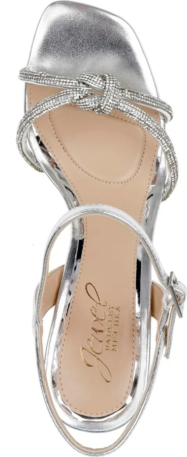 Jewel Badgley Mischka Women's Madison Knot Evening Sandals - Image 4