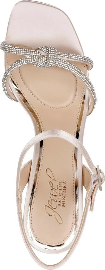 Jewel Badgley Mischka Women's Madison Knot Evening Sandals - Image 8