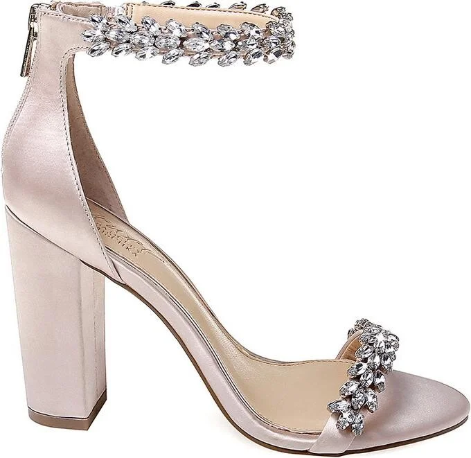 Jewel Badgley Mischka Women's Mayra Block Heel Evening Sandals - Image 2