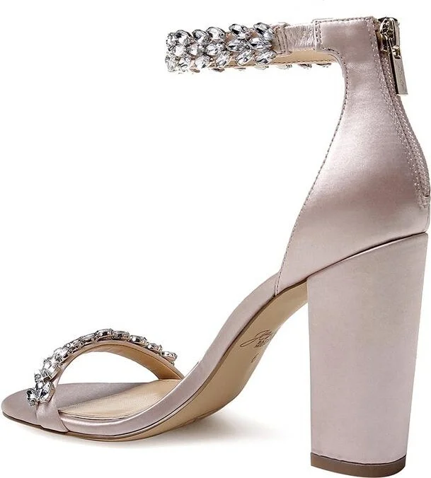 Jewel Badgley Mischka Women's Mayra Block Heel Evening Sandals - Image 4