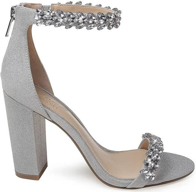 Jewel Badgley Mischka Women's Mayra Block Heel Evening Sandals - Image 5