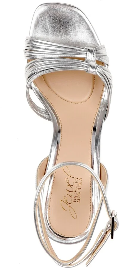 Jewel Badgley Mischka Women's Michelle Evening Block Heel Sandals - Image 8