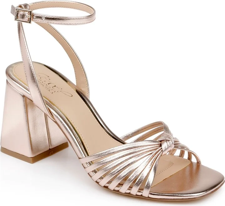 Jewel Badgley Mischka Women's Nariah Block Heel Sandals