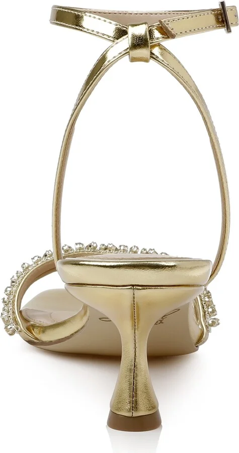 Jewel Badgley Mischka Women's Nayla Kitten Heel Dress Sandals - Image 8