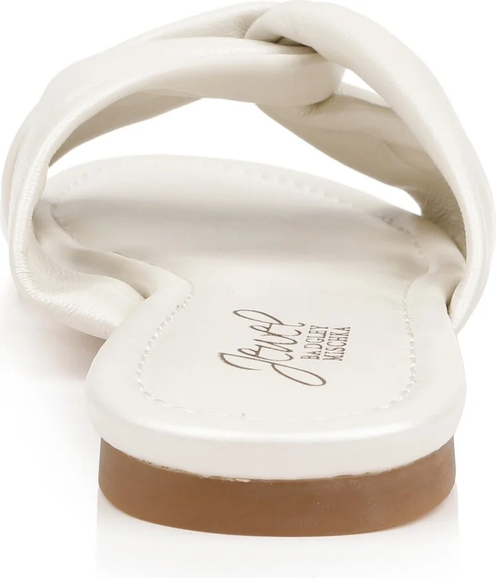 Jewel Badgley Mischka Women's Nicolet Flat Slide Sandals - Image 3