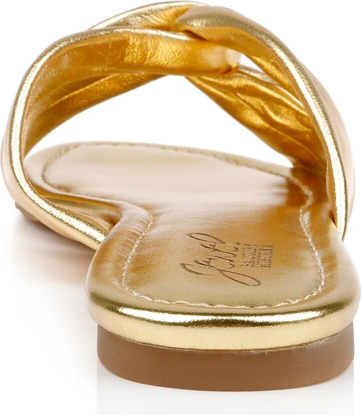Jewel Badgley Mischka Women's Nicolet Flat Slide Sandals - Image 11