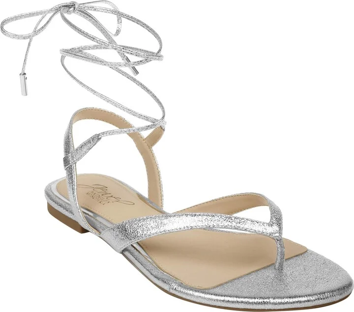 Jewel Badgley Mischka Women's Nolana Flat Sandal