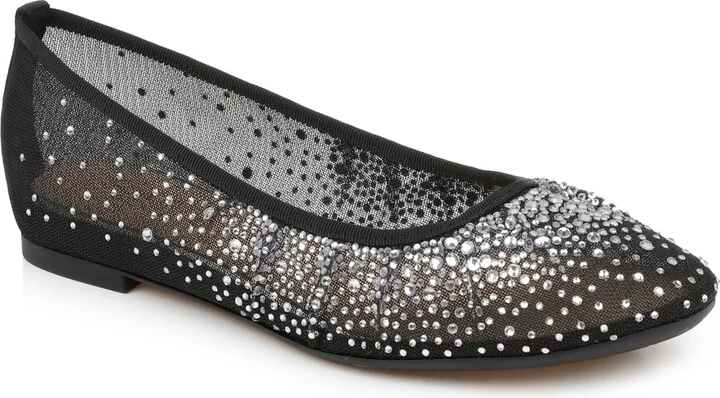 Jewel Badgley Mischka Women's Nuala Round Toe Dress Flats