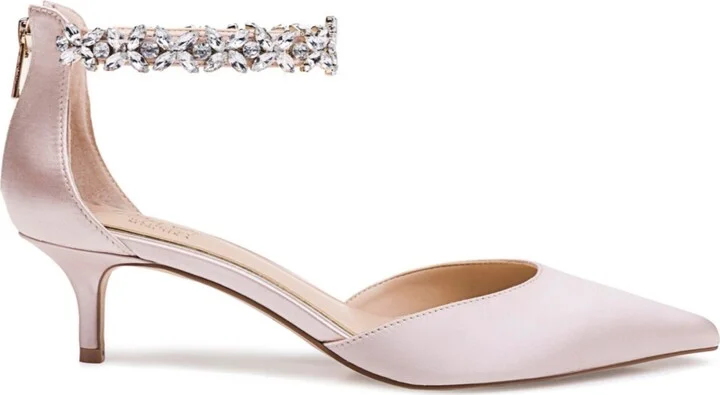 Jewel Badgley Mischka Women's Robles Kitten Heel Evening Pumps - Image 2