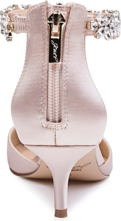 Jewel Badgley Mischka Women's Robles Kitten Heel Evening Pumps - Image 3