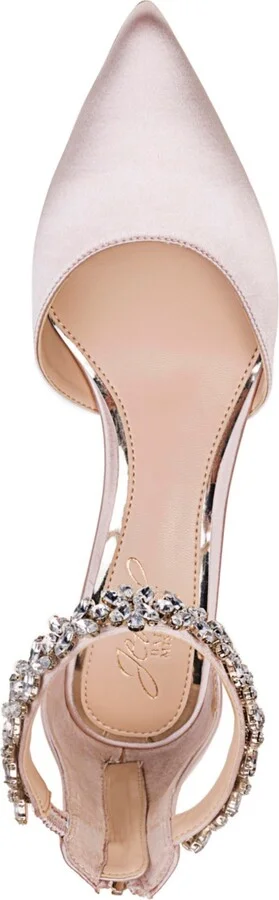 Jewel Badgley Mischka Women's Robles Kitten Heel Evening Pumps - Image 4