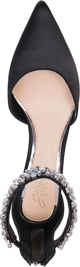 Jewel Badgley Mischka Women's Robles Kitten Heel Evening Pumps - Image 8