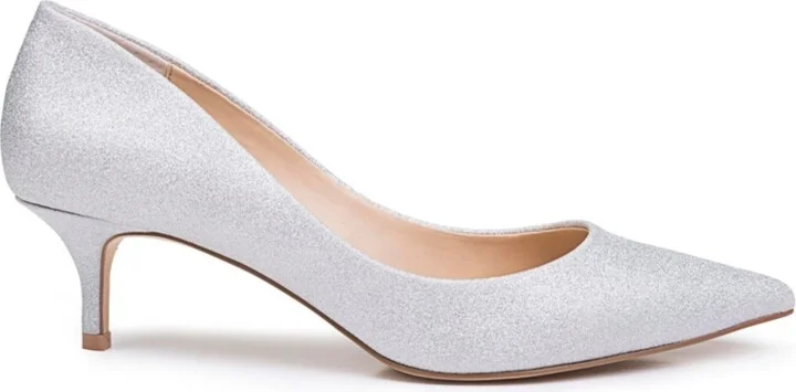 Jewel Badgley Mischka Women's Royalty Kitten Heel Evening Pumps - Image 2