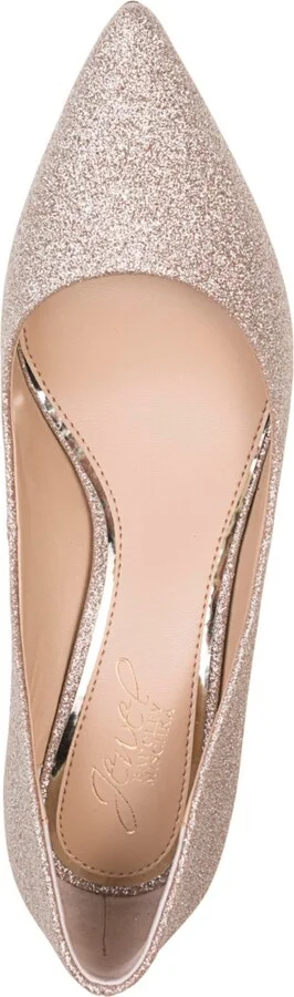 Jewel Badgley Mischka Women's Royalty Kitten Heel Evening Pumps - Image 8