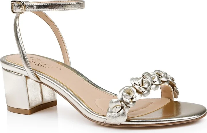 Jewel Badgley Mischka Women's Sawyer Block Heel Dress Sandals