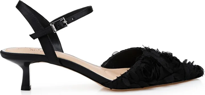 Jewel Badgley Mischka Women's Selene Kitten Heel Dress Pumps - Image 2