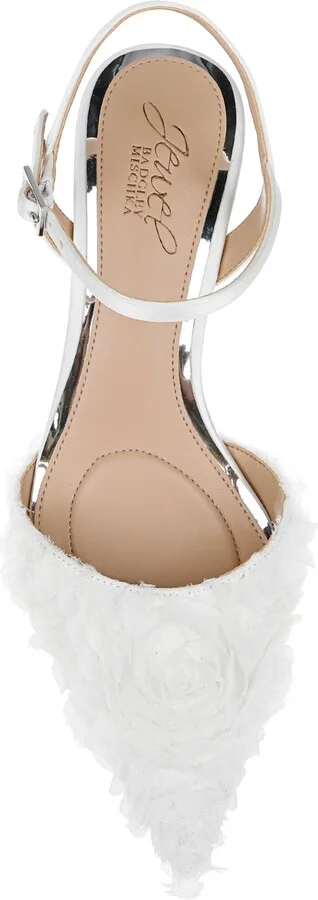 Jewel Badgley Mischka Women's Selene Kitten Heel Dress Pumps - Image 8