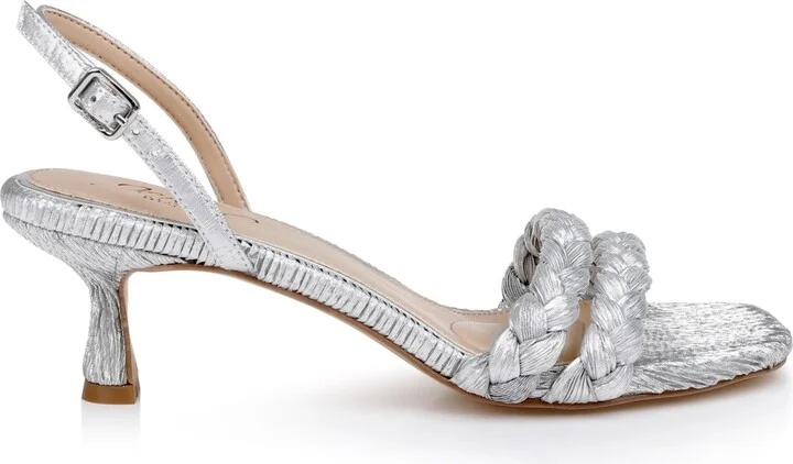 Jewel Badgley Mischka Women's Sharon Square Toe Dress Sandals - Image 6