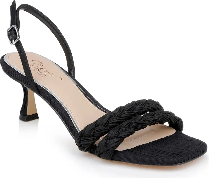 Jewel Badgley Mischka Women's Sharon Square Toe Dress Sandals