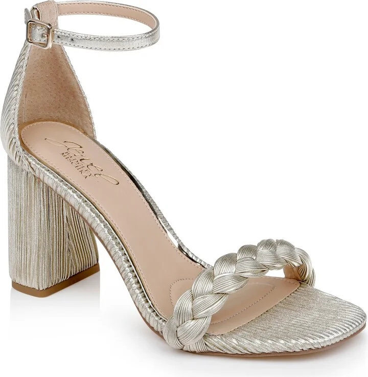 Jewel Badgley Mischka Women's Shea Round Toe Dress Sandals