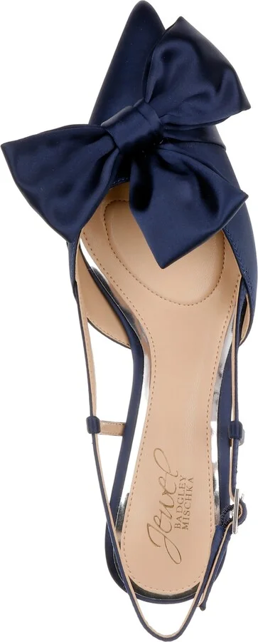 Jewel Badgley Mischka Women's Shoshana Slingback Pumps - Image 10
