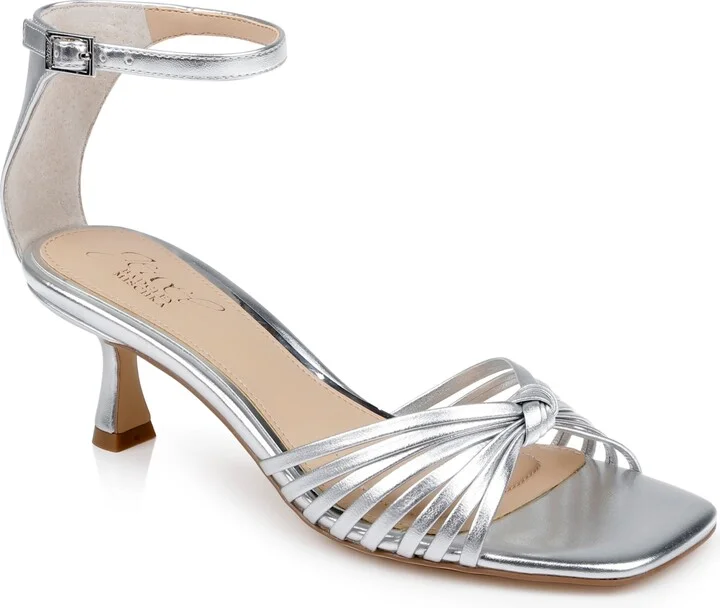 Silver Metallic Leather