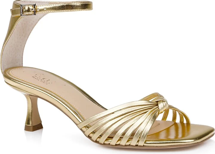 Jewel Badgley Mischka Women's Silvia Square Toe Dress Sandals