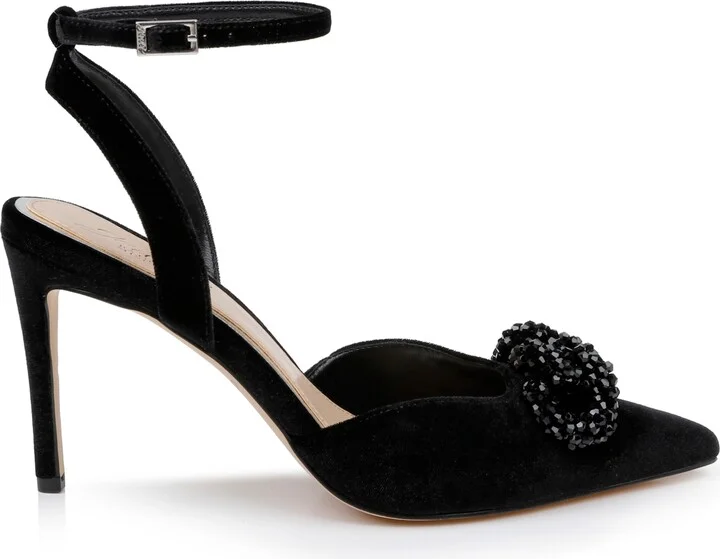 Jewel Badgley Mischka Women's Tailynn Ornamented Ankle Strap Pumps - Image 2