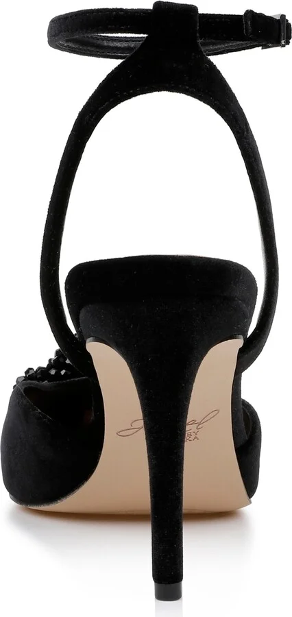 Jewel Badgley Mischka Women's Tailynn Ornamented Ankle Strap Pumps - Image 3