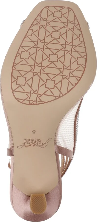 Jewel Badgley Mischka Women's Tamera Mesh Open Toe Sandals - Image 10