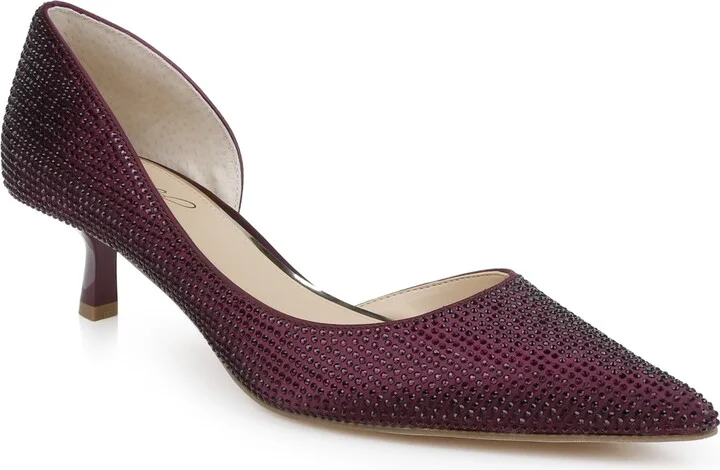 Jewel Badgley Mischka Women's Teegan Pointed Toe Pumps