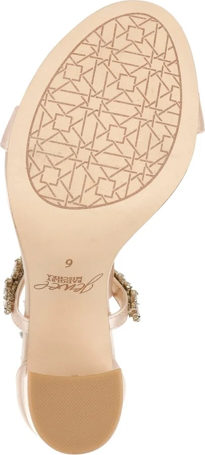 Jewel Badgley Mischka Women's Thamar Rhinestone Tie Detail Block Heel Evening Sandals - Image 5