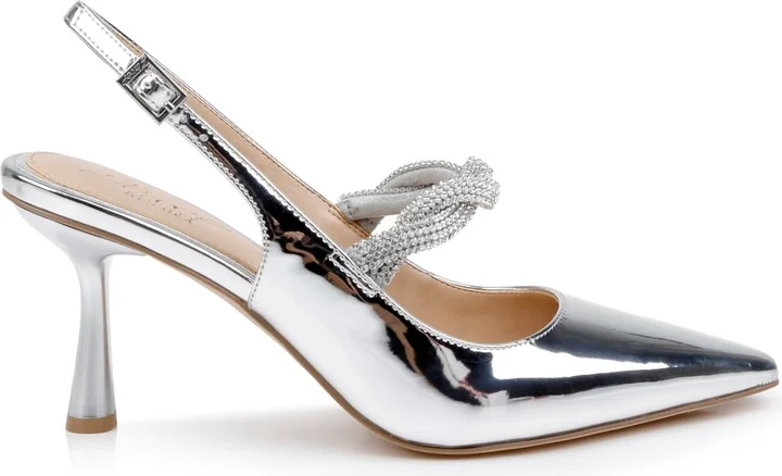 Jewel Badgley Mischka Women's Tierney Slingback Pumps - Image 6