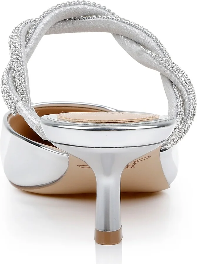 Jewel Badgley Mischka Women's Tiffani Evening Mules - Image 3