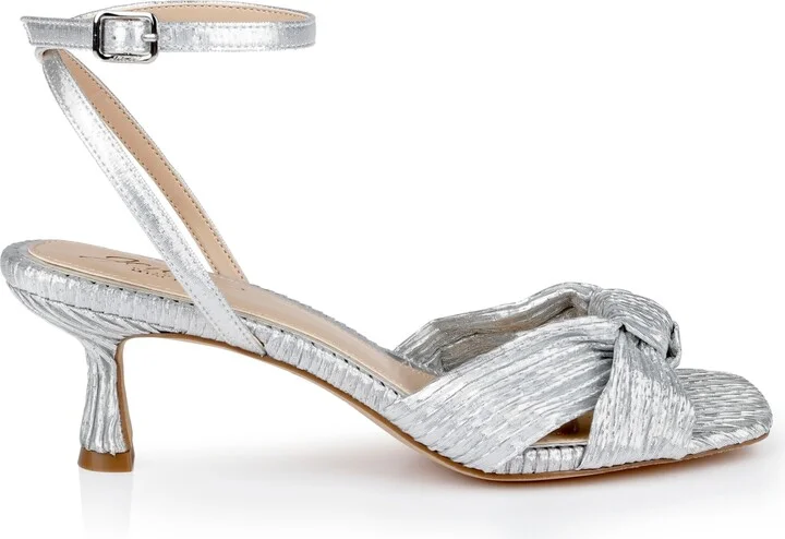 Jewel Badgley Mischka Women's True Kitten Heel Sandals - Image 6