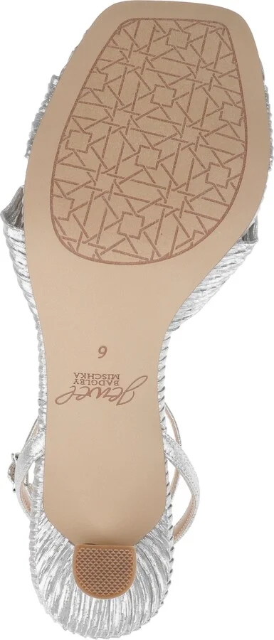 Jewel Badgley Mischka Women's True Kitten Heel Sandals - Image 9