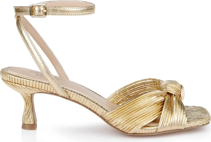 Jewel Badgley Mischka Women's True Kitten Heel Sandals - Image 10
