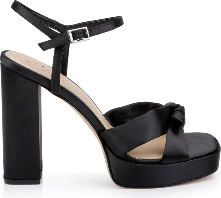 Jewel Badgley Mischka Women's Valencia Square Toe Evening Platform Sandals - Image 2