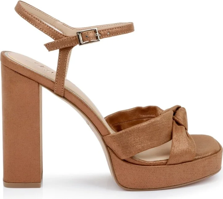 Jewel Badgley Mischka Women's Valencia Square Toe Evening Platform Sandals - Image 6