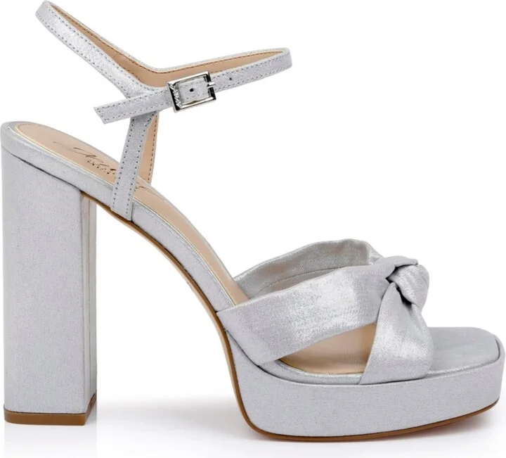 Jewel Badgley Mischka Women's Valencia Square Toe Evening Platform Sandals - Image 10