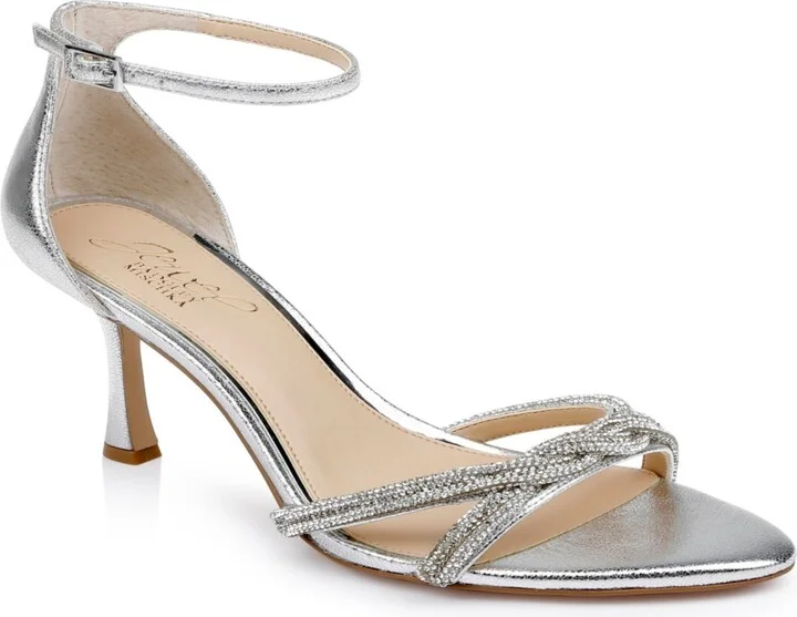 Jewel Badgley Mischka Women's Vani Almond Toe Evening Sandals